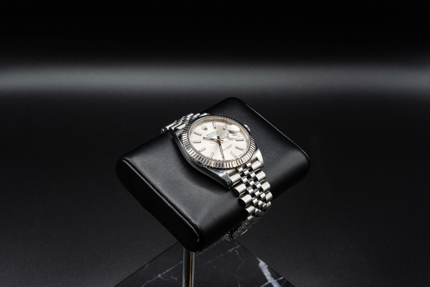 Rolex Datejust 41 mit silbernem Zifferblatt und Jubilee Band