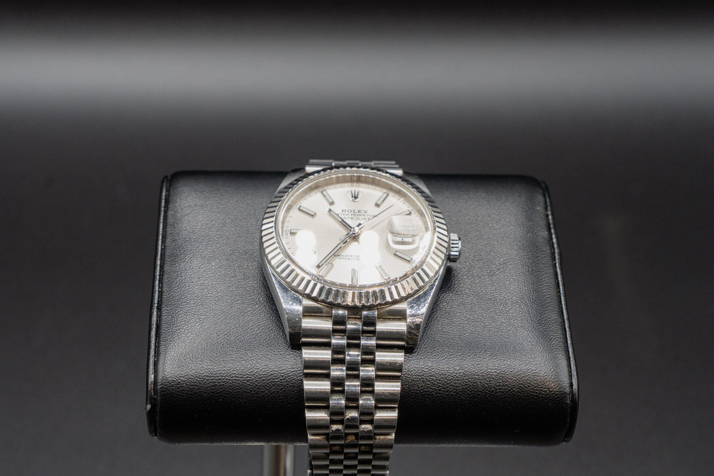 Rolex Datejust 41 mit silbernem Zifferblatt und Jubilee Band