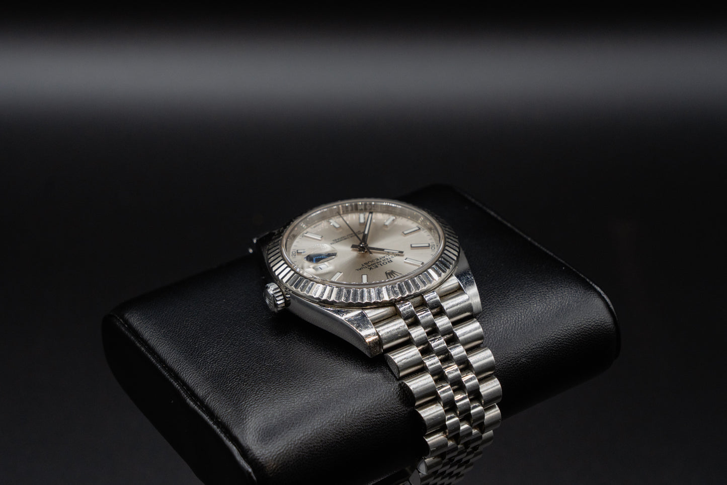 Rolex Datejust 41 mit silbernem Zifferblatt und Jubilee Band