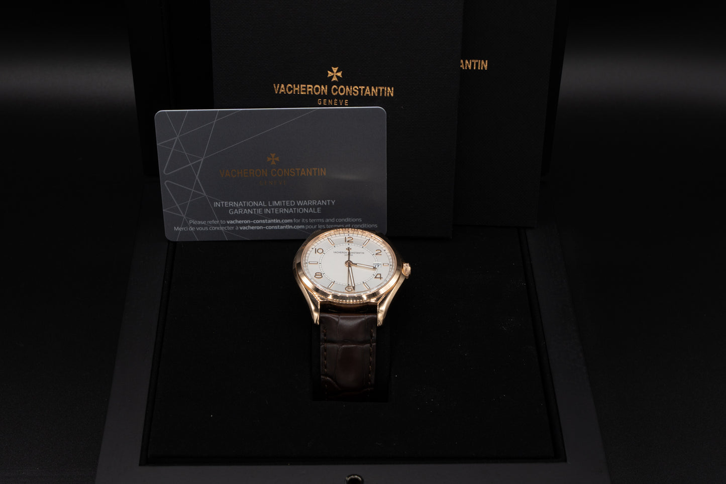 Vacheron Constantin FiftySix Ref. 4600E/000R-B441 Rosegold Zifferblatt silber