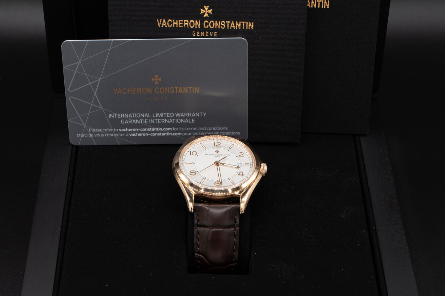 Vacheron Constantin FiftySix Ref. 4600E/000R-B441 Rosegold Zifferblatt silber